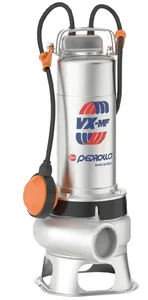 Фекальный насос из нержавеющей стали (литьё) Pedrollo VXm 10/35-MF 10м